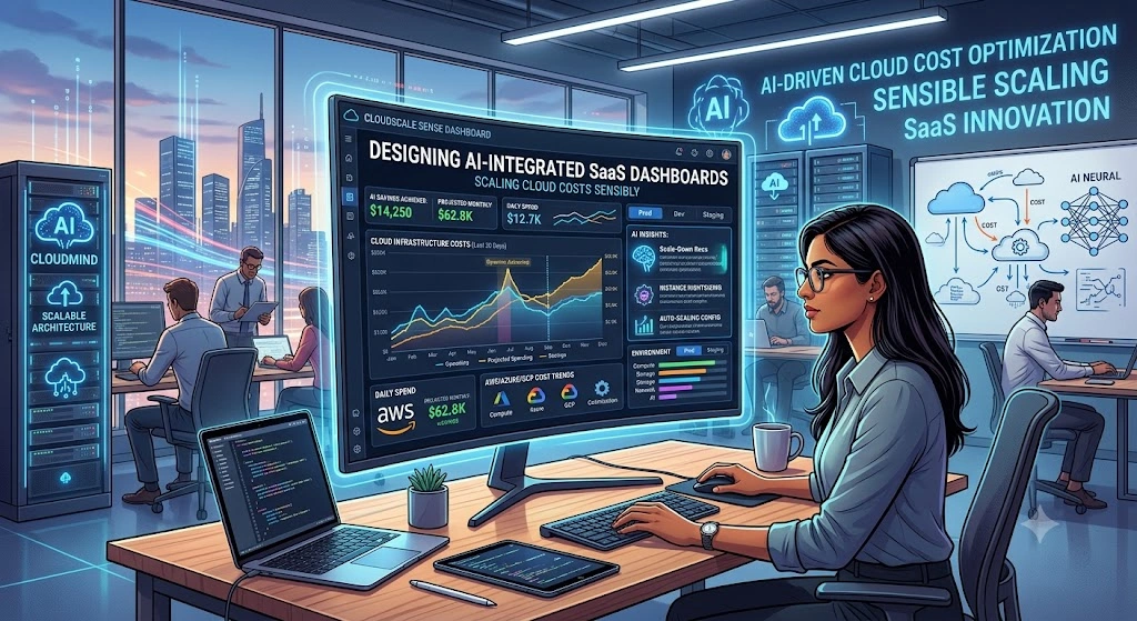 Designing AI-Integrated SaaS Dashboards That Scale Cloud Costs Sensibly