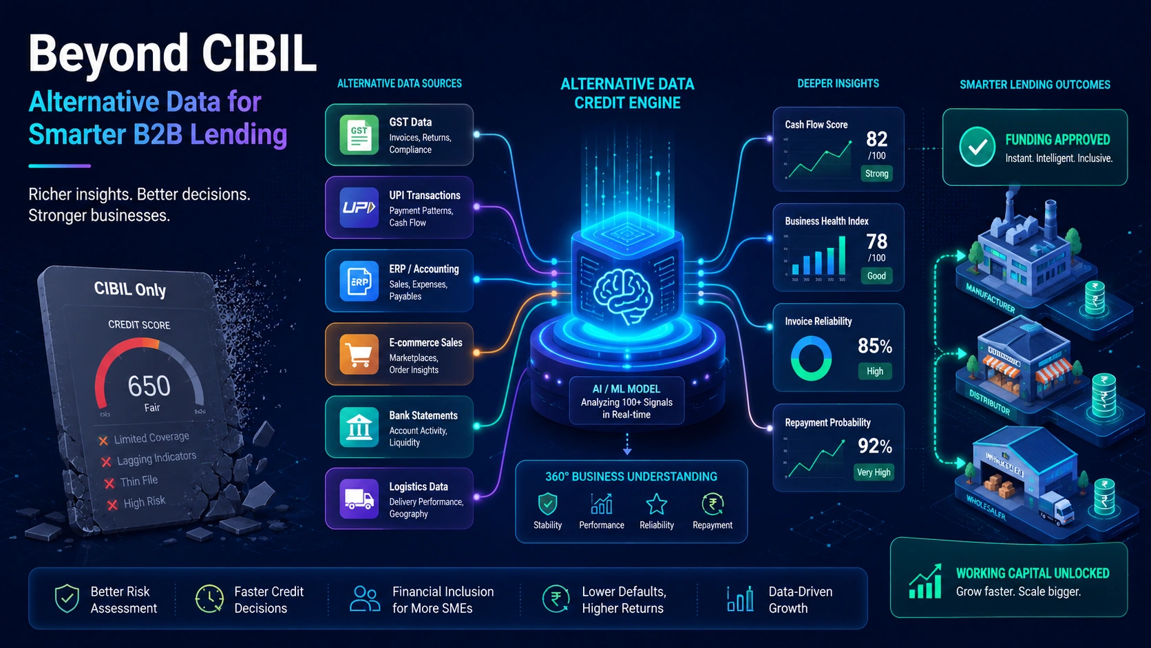 Beyond CIBIL: Alternative Data Aggregators for B2B Micro-Lending