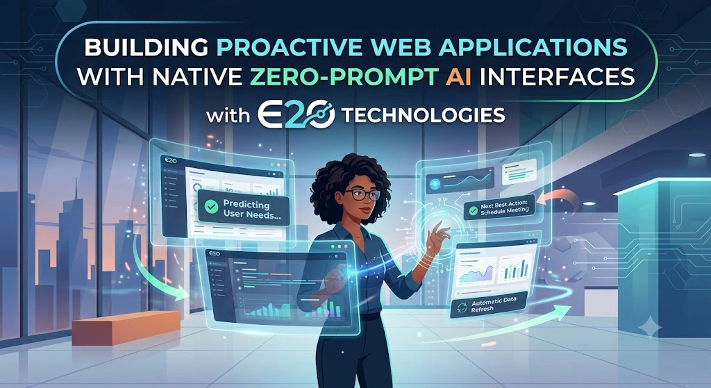 Building Proactive Web Applications with Native Zero-Prompt AI Interfaces