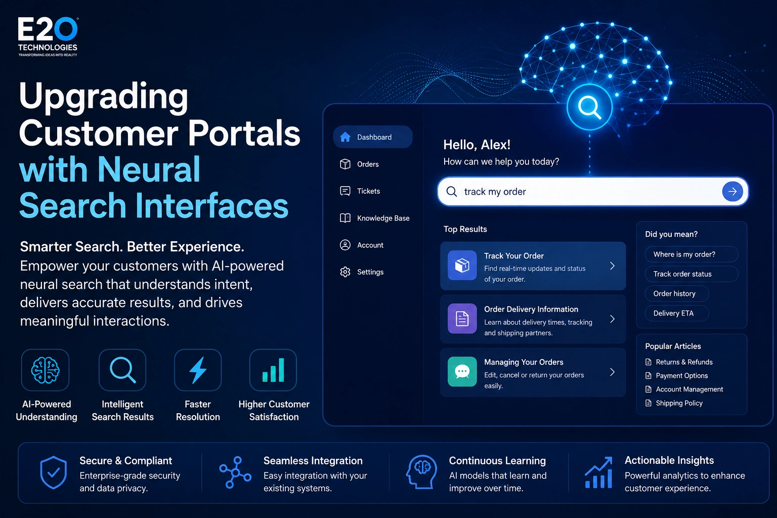 Upgrading Customer Portals with Neural Search Interfaces
