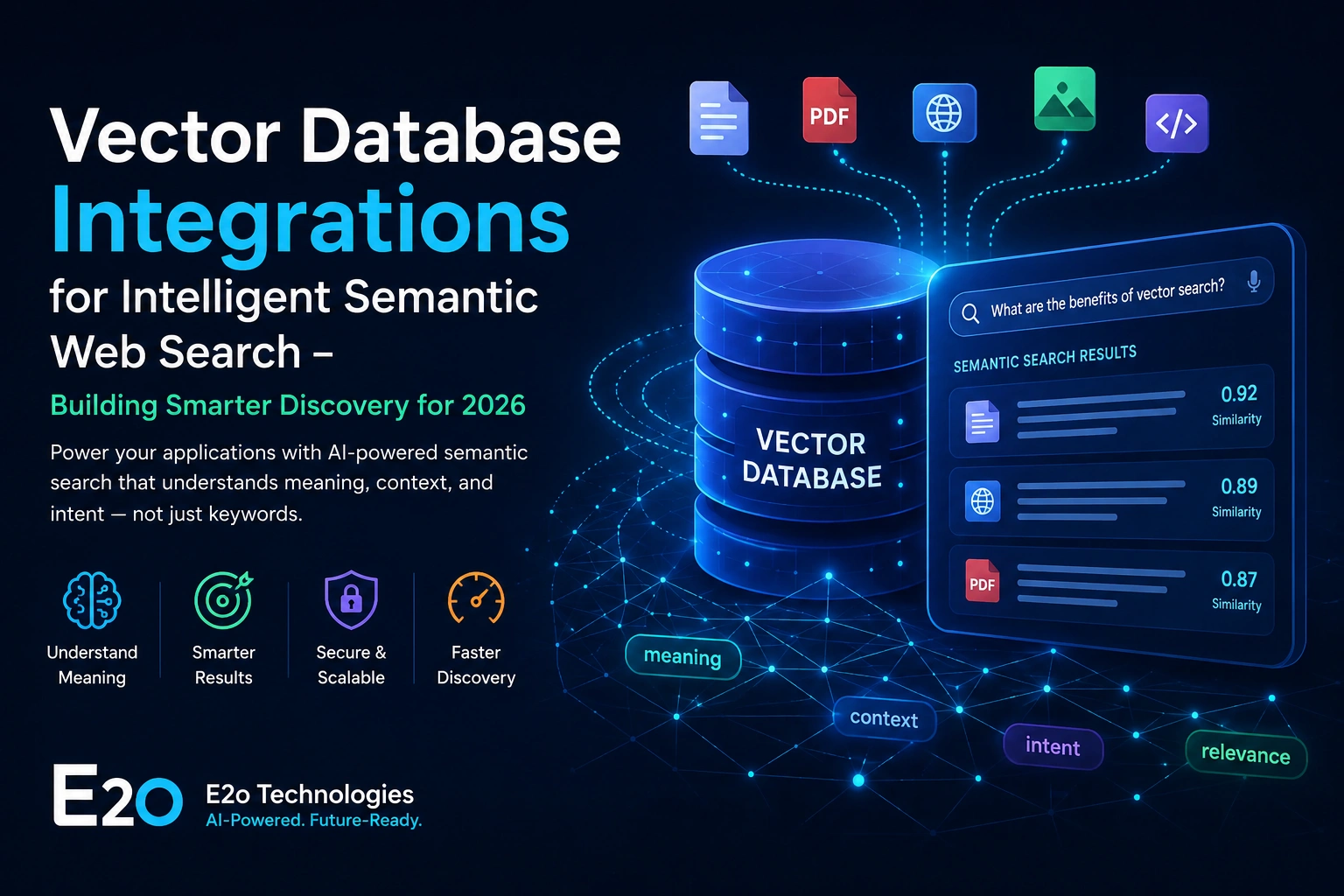 Vector Database Integrations for Intelligent Semantic Web Search