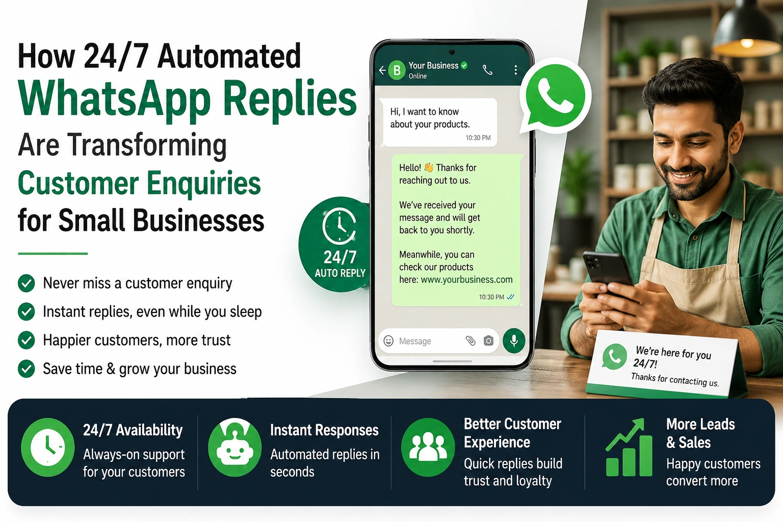 small auto businesses one page website